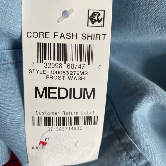 Charter Club Long Jean Shirt Easy Wear Pockets NWT - Picture 8 of 9